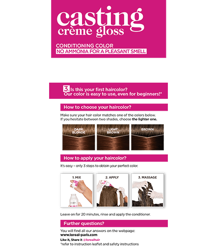 Haircolor 535 Casting Creme Gloss Packshot Side